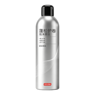 京东京造 护卷蓬松造型摩丝 450ml